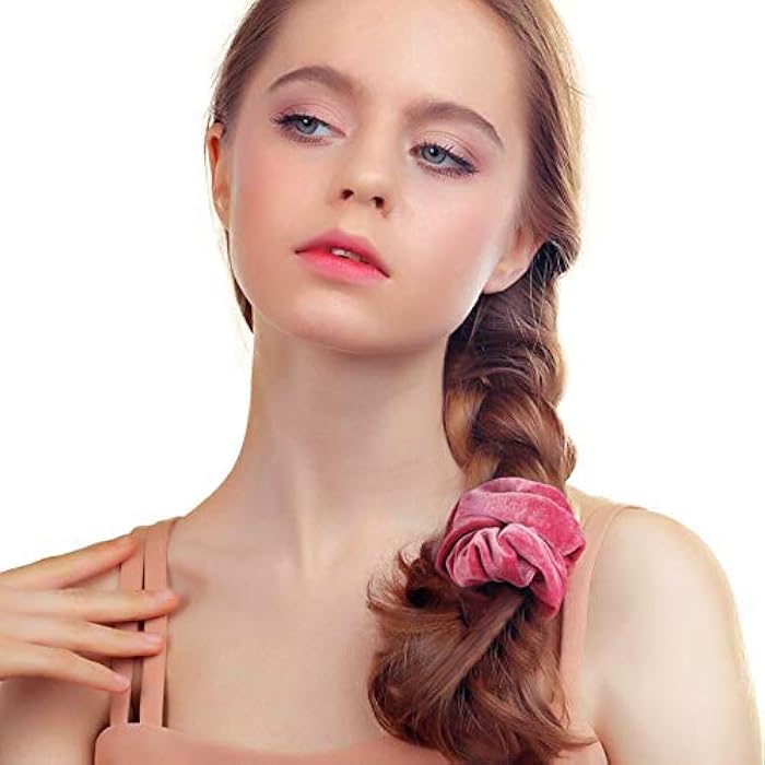 LayYun Velvet Hair Scrunchies Set, Soft Elegant Hair Bobble Elastics Hair Scrunchy Hair Bands Headbands Women Scrunchies Bobbles Hair Ties, 12 Colors (12 Pack) - Image 2